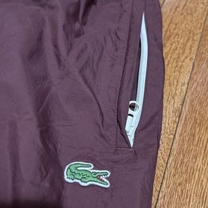 LACOSTE nylon track pant